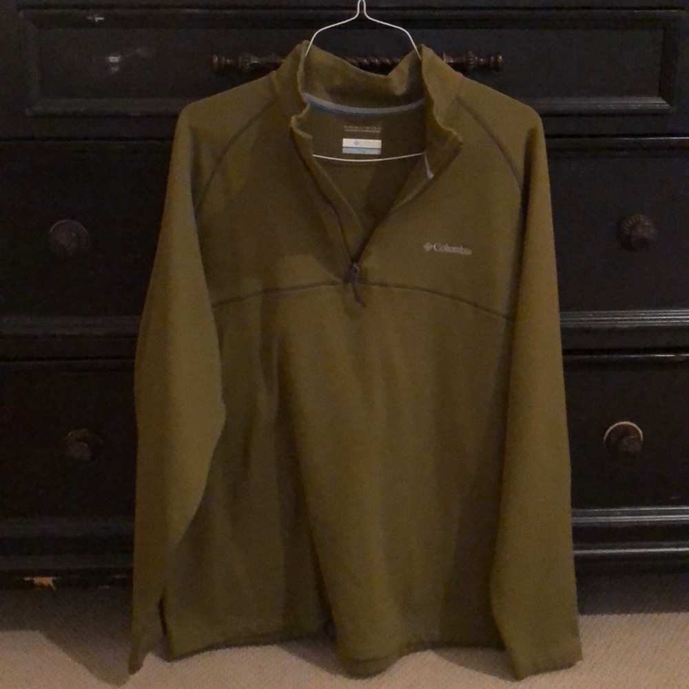 Columbia half zip XXL OLIVE